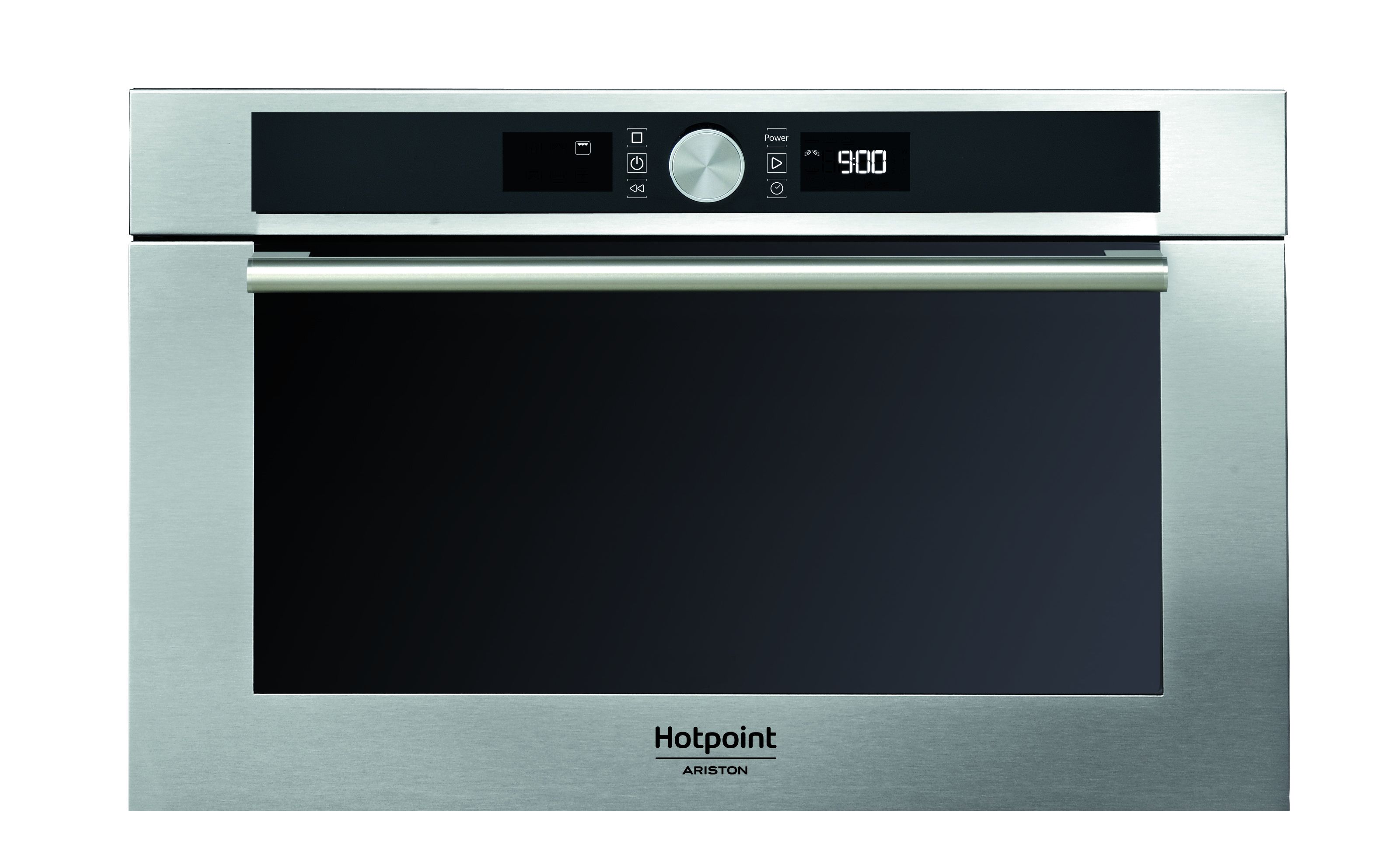 Hotpoint Ariston MD 454 IX HA   Microonde   31 lt   con grill   altezza 38 cm   5 funzioni   inox   MD454IXHA