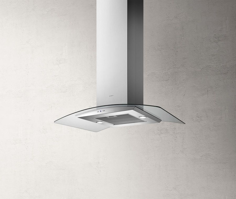 Elica PRF0150290 REEF ISLAND IX/A/90 Cappa ad isola Live Aspirante 90 Cm. Inox