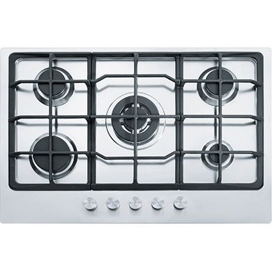 Franke Neptune 750 FHNE 755 4G TC XS C Inox Satinato   Piano Cottura gas 5 fuochi Inox Satinato cod 1060052126   6600059