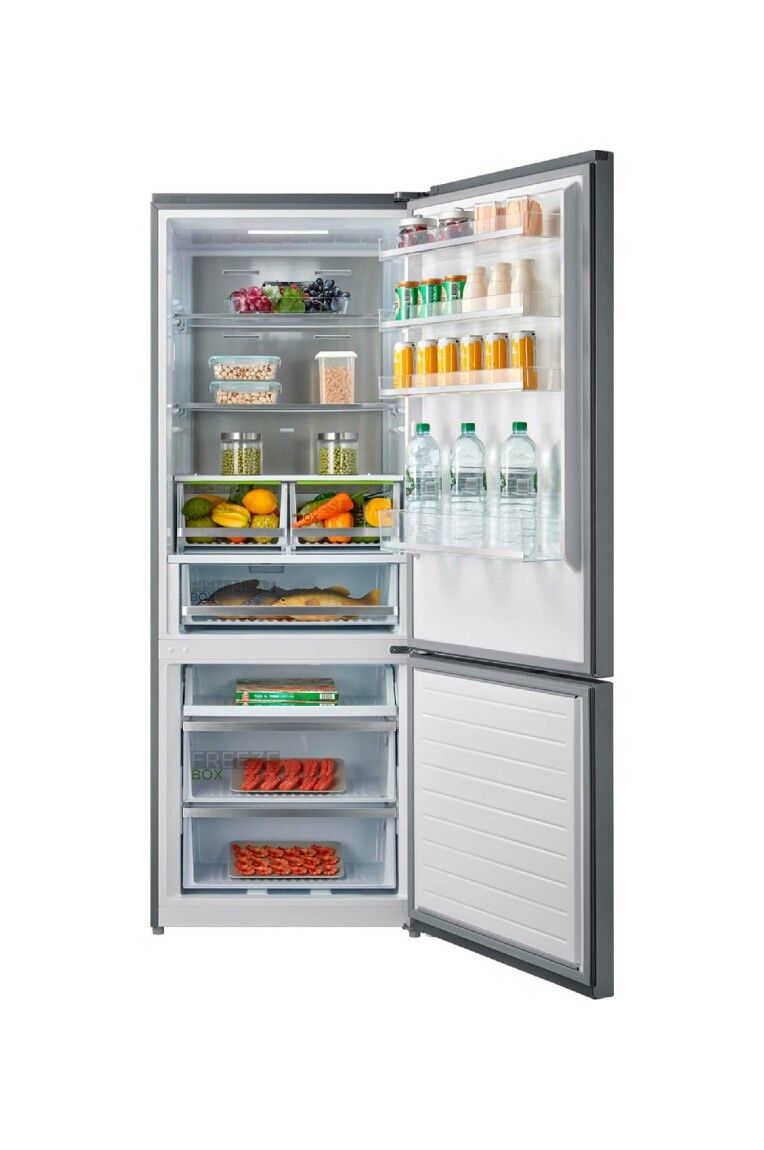 Midea MDRB593FGE02 Frigorifero a libera installazione - cm. 70 h 188 - lt. 435 - inox