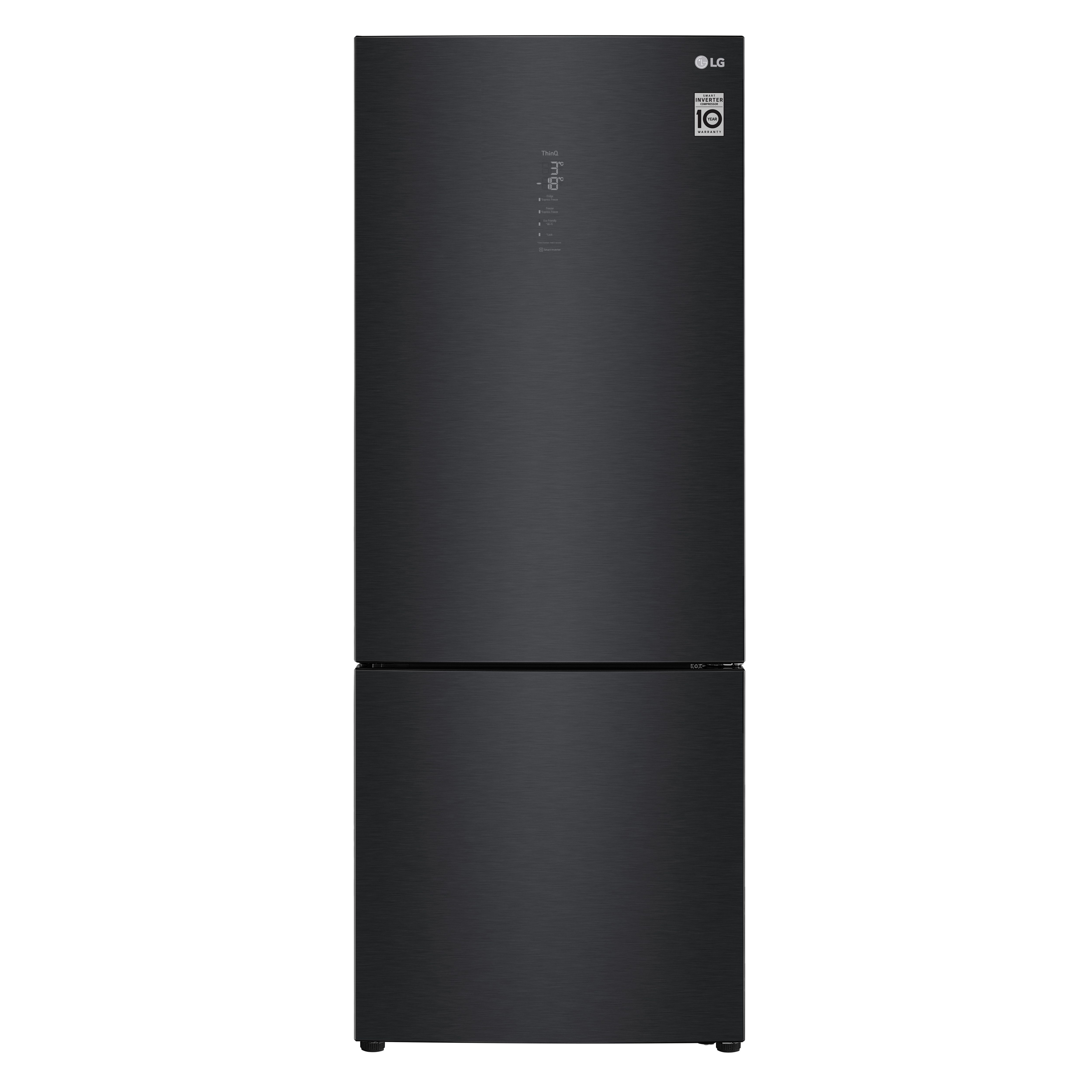 LG GBB569MCAMN - FRIGO COMBI 462 LT H185 NO FROST - MATTEBLACK STEEL