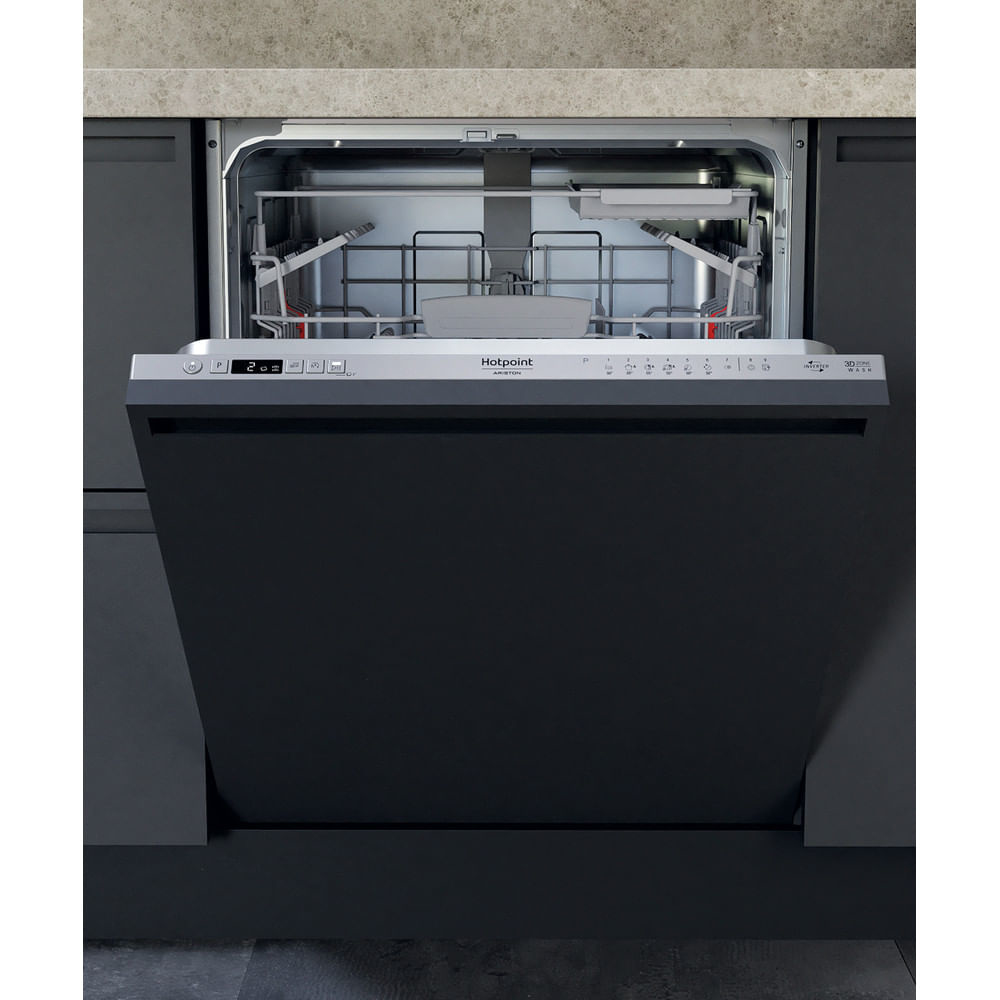 Hotpoint Ariston HIC3C41CW Lavastoviglie incasso 14 coperti 10 programmi 42DB terzo cesto portaposate