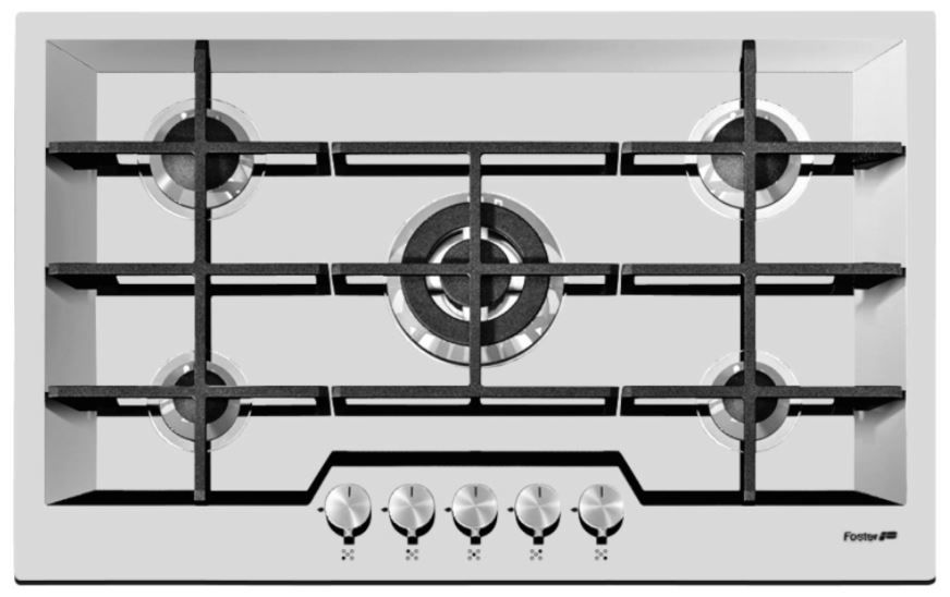 Foster KE Piano cottura a gas 79 cm - 5 Fuochi - Bordo STD - per incasso sopratop 7602 032 7602032