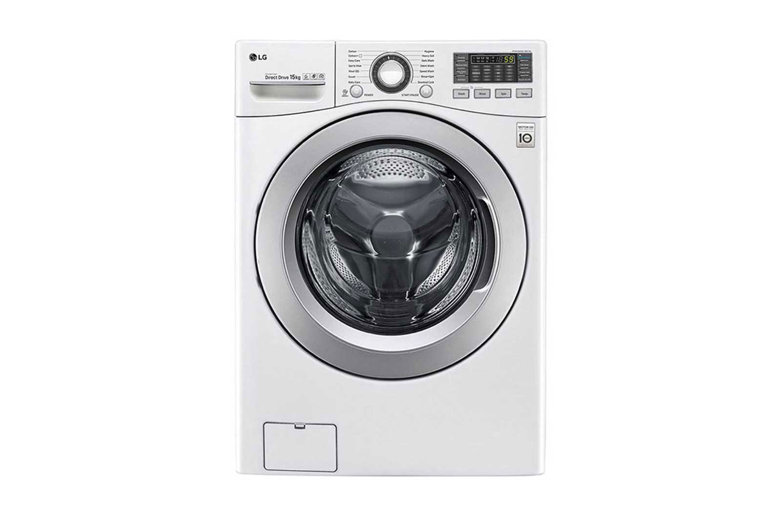 Lg F1P1CN4WC - Lavatrice libera installazione - 15 kg - capacit- XL - 1100 giri - TurboWash - Wi-Fi - bianco - classe E