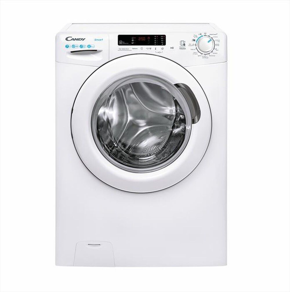 Candy CSS4372DW4111  Lavatrice libera installazione  7 kg  1300 giri  simply Fi  16 programmi  partenza ritardata  bianco  classe B