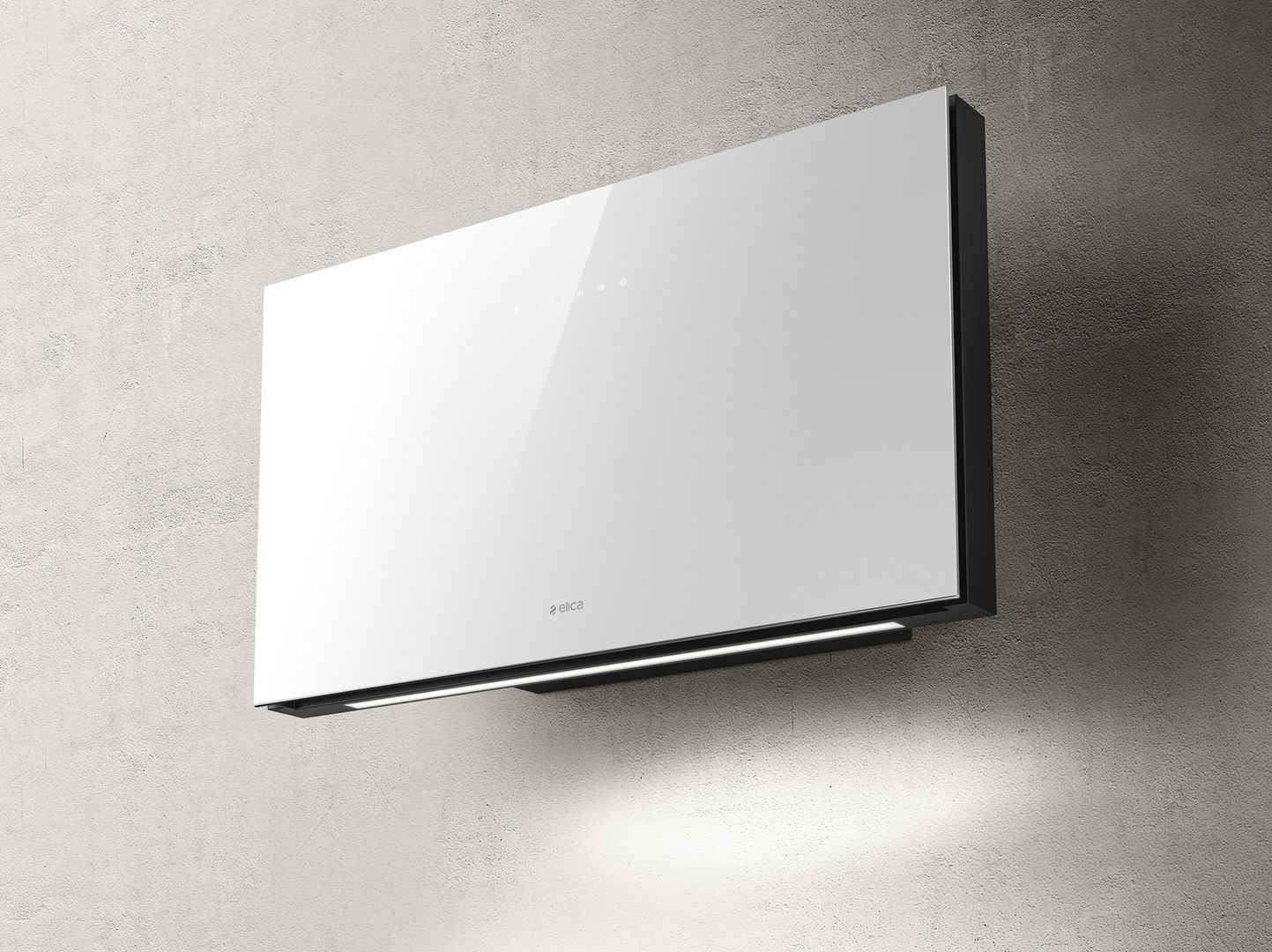 Elica PRF0165707A PLAT WH/F/55 Cappa a parete Filtrante 55 Cm. Bianco