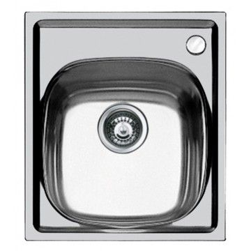 Foster Vasca ad Incasso a Bordo Standard S1000 1144 001 con Foro Miscelatore a Destra Finitura Spazzolato da 44x50cm Promessa Foster Vasca ad Incasso a Bordo Standard S1000 1144 001 con Foro Miscelatore a Destra Finitura Spazzolato da 44x50cm
