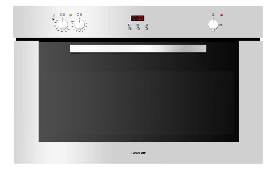 Foster KE 7193047 - 7193 047 Forno da Incasso Multifunzione a GAS Con Grill Elettrico da 90 cm