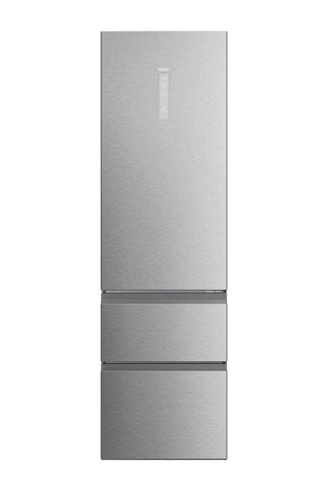 Haier HTW5620DNMG   Frigorifero libera installazione   3 porte   No Frost   Luce Led   Inox   Classe D