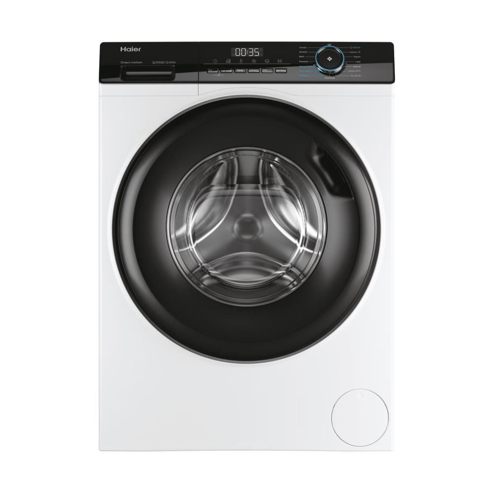 Haier HW100B14939   Lavatrice libera installazione   10 kg   1400 giri   programma refresh   partenza ritardata   motore direct motion   bianco   classe A