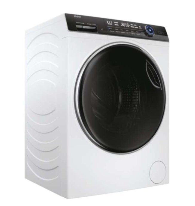 Haier HW110B14IGIEUIT   Lavatrice libera installazione   11 kg   1400 giri   programma refresh   funzione vapore   14 programmi   bianco   obl  nero   classe A