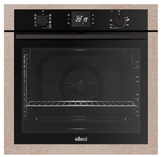 Elleci FGPP60251NS Forno termoventilato con cornice colorata 60 cm