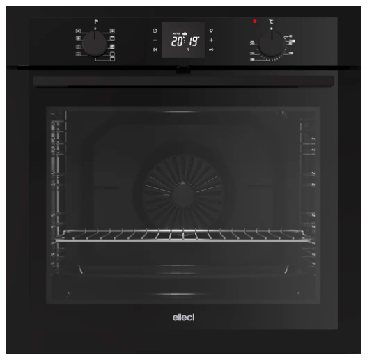 Elleci FGPP60240NS Forno termoventilato con cornice colorata 60 cm