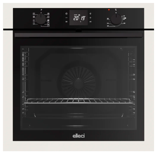Elleci FGPP60268NS Forno termoventilato con cornice colorata 60 cm
