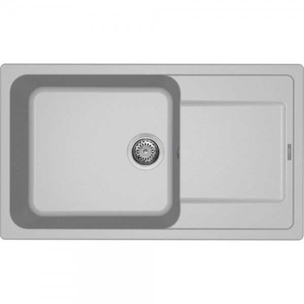 ELLECI LM241079 Lavello da Incasso 1 vasca grande con gocciolatoio Reversibile 86 x 50 cm finitura Granitek Metal Aluminium 79 Life 410 Promessa ELLECI LM241079 Lavello da Incasso 1 vasca grande con gocciolatoio Reversibile 86 x 50 cm finitura Granitek Metal Aluminium 79 Life 410