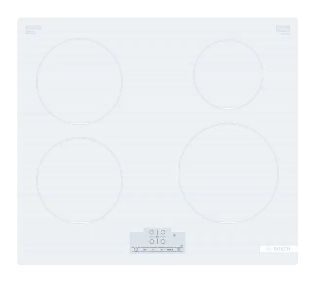 Bosch PUE612BB1J Piano cottura a induzione 60 cm senza profili bianco