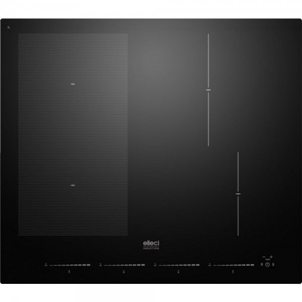 Elleci PVIU601BK Piano Cottura Urban Induzione 60 4 Zone 2 Flexi Black