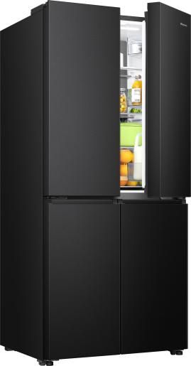 Hisense RQ5P470SAFE Frigorifero Americano Side by Side 483 Litri Classe E No Frost colore Nero