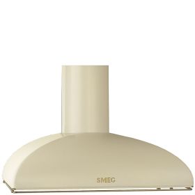 Smeg KS89POE Cappa a parete   finitura panna   da 90cm